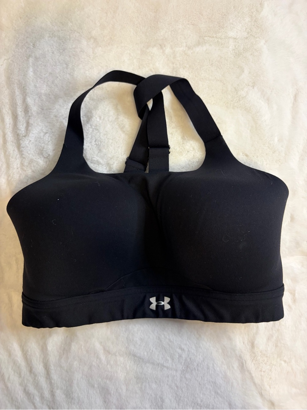 Under Armour Black High Support Sports Bra 36D Padded